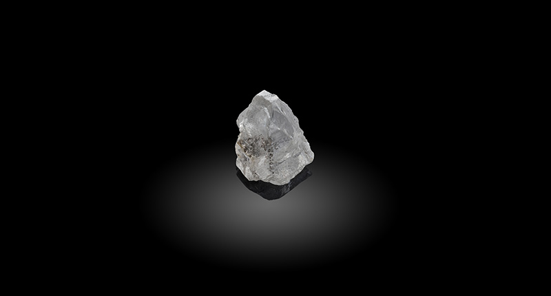 The 59.10-carat rough “Altair” diamond is 59 carats.