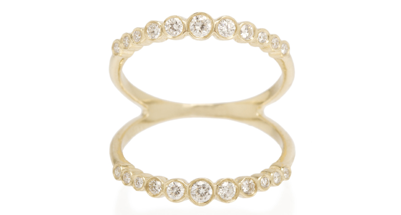 Zoe Chicco’s 14-karat yellow gold and diamond ring ($1,695)<br /><a href="https://zoechicco.com/" target="_blank" rel="noopener noreferrer">ZoeChicco.com</a>