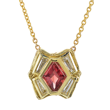 Susan Wheeler Designs’ sapphire, diamond and 18-karat Fairmined gold necklace