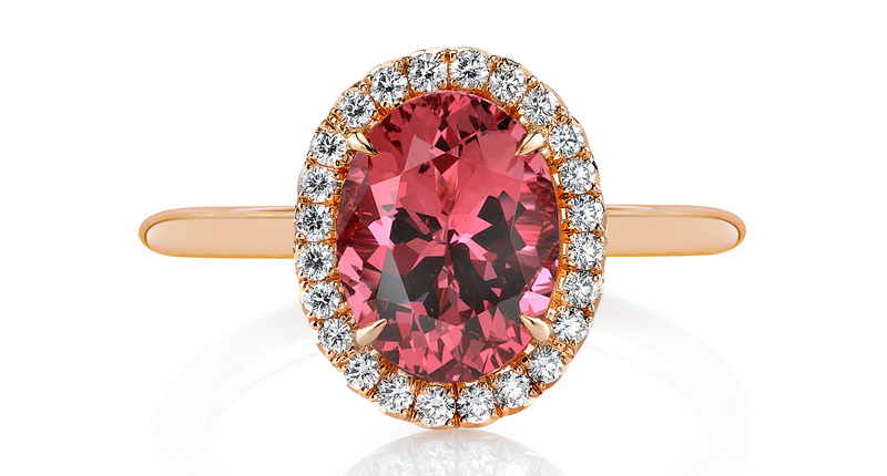 Spinel birthstone deals ring