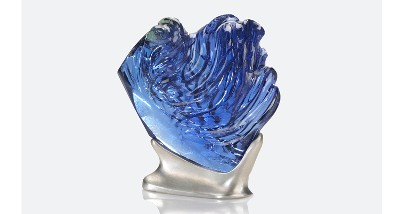 The “L’heure Bleu,” a 725-carat carved tanzanite from Naomi Sarna. She is now selling it for $500,000, with proceeds of the sale going toward much-needed eye care for Maasai women.