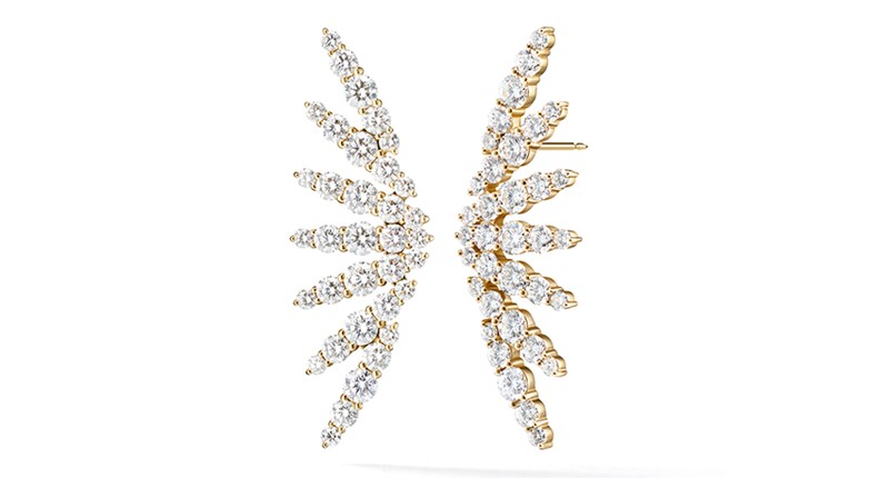 <a href="https://www.melissakayejewelry.com" target="_blank" rel="noopener">Melissa Kaye</a> 18-karat yellow gold Maya earrings with diamonds ($19,950)