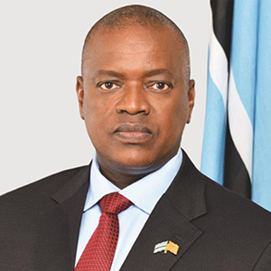 The president of the Republic of Botswana, His Excellency Dr. Mokgweetsi Eric Keabetswe Masisi