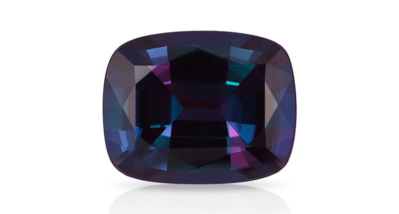 <strong>Phenomenal</strong><br />Gil International for this 5.56-carat untreated alexandrite