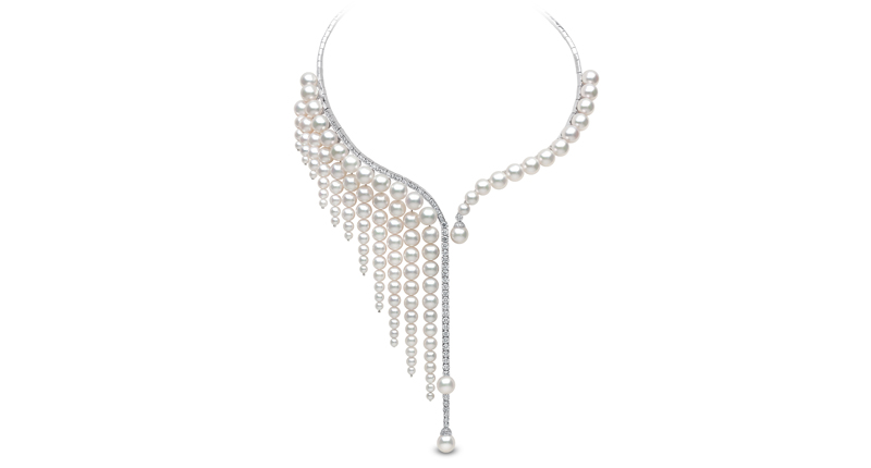 <p><a href="http://www.yokolondon.com" target="_blank" rel="noopener">Yoko London </a>Akoya pearl and diamond necklace set in 18-karat white gold (Price Upon Request) </p>