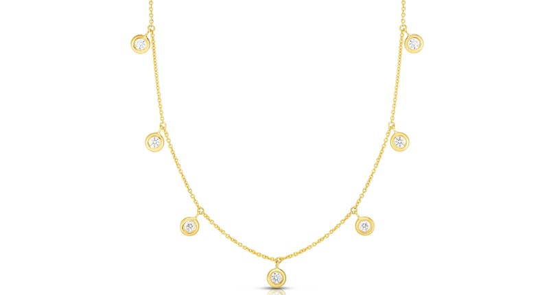 Roberto Coin Love in Verona Diamond Zipper Necklace