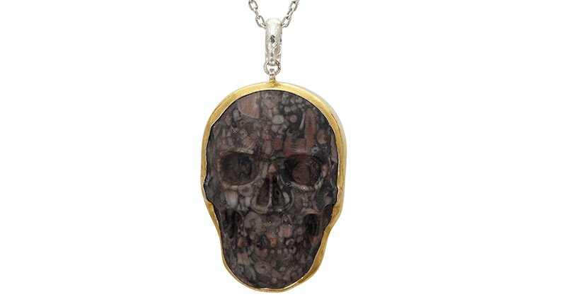 <p>Gurhan one-of-a-kind Galapagos pendant in sterling silver layered with 24-karat gold ($1,250)<br /><a href="http://www.gurhan.com" target="_blank" rel="noopener noreferrer">Gurhan.com</a></p>