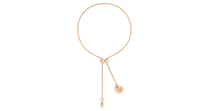 <a href="https://www.wempe.com" target="_blank" rel="noopener">Wempe</a> Amore Necklace in 18-karat rose gold (price available upon request)