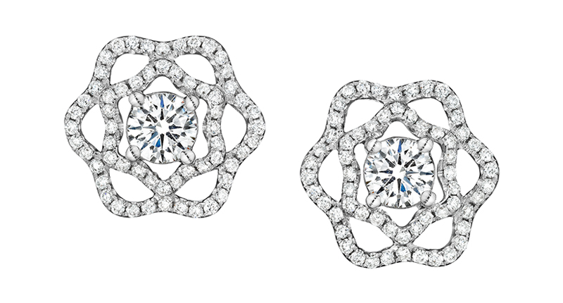 A. Link’s flower diamond studs set in 18-karat white gold ($4,800)<br /> <a href="http://www.alinkandco.com" target="_blank">ALinkAndCo.com</a>