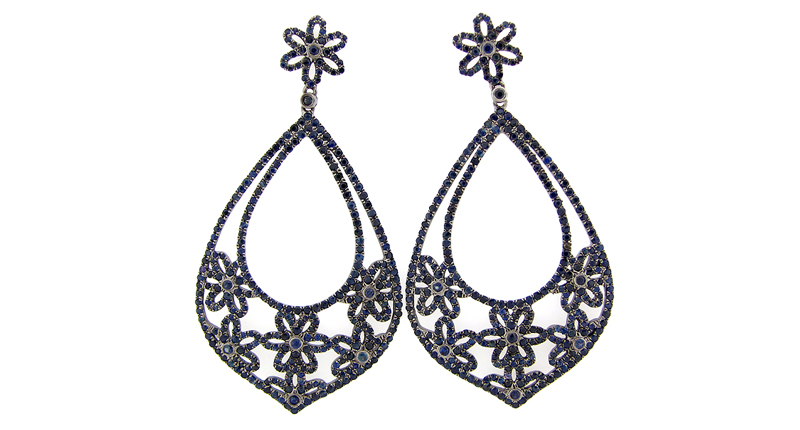 Dilamani’s denim floral sapphire and silver earrings ($2,100)<br /> <a href="http://www.dilamani.com/sapphire-earrings-pid-SE39350SX-910S.html" target="_blank">Dilamani.com</a>