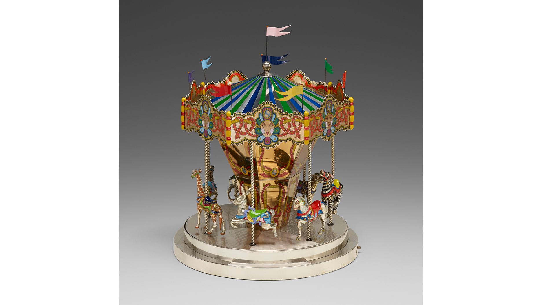 Sold at Auction: Tiffany & Co. Merry Go Round Music Box