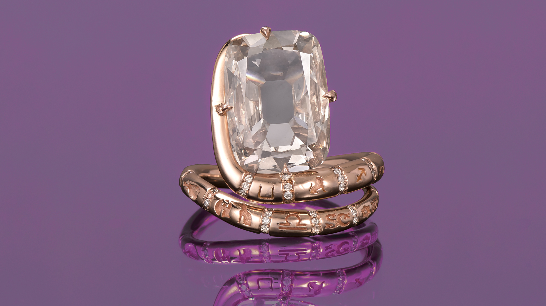 Sarah O The Roman Emerald Cut Ring