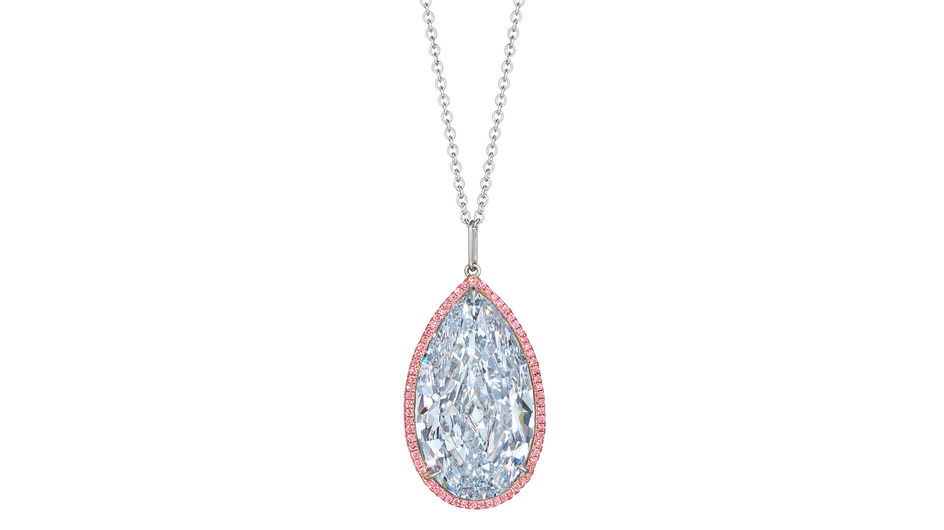 Fancy Deep Grayish Yellowish Green and Light Pink diamond pendant, Important Jewels, 2023