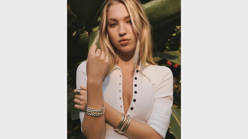 Lila Moss made her David Yurman debut on the jeweler’s social media this week. ““I believe that no look is complete without jewelry. I’ve always admired David Yurman’s timeless pieces and am honored to partner with such an iconic brand,” she said. (Image by Dario Catellani)