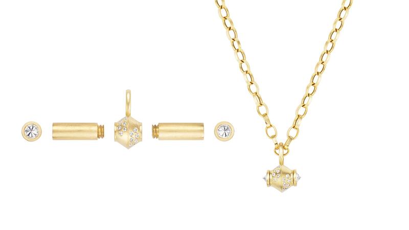 Ophelia Eve Scroll Toggle Pendant Styled Multiple Ways