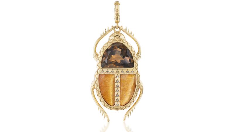 Harwell Godfrey scarab pendant