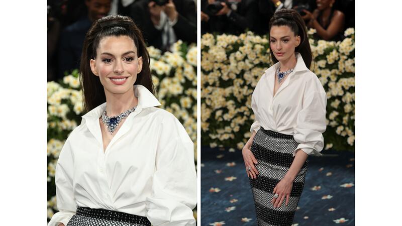 Anne Hathaway Bulgari Met Gala 2025