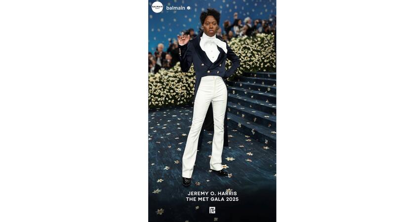 Jeremy O Harris ring Met Gala 2025