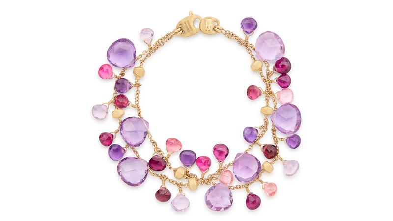 Marco Bicego Paradise Amethyst Double-Strand Bracelet