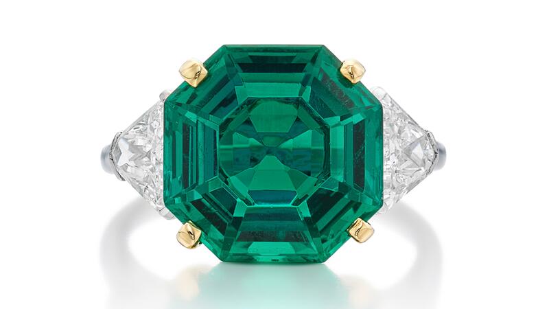 Raymond Yard fine emerald ring Du Pont family jewels