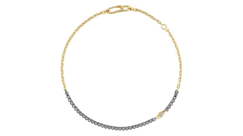 Uniform Object Vessel Tennis Necklace