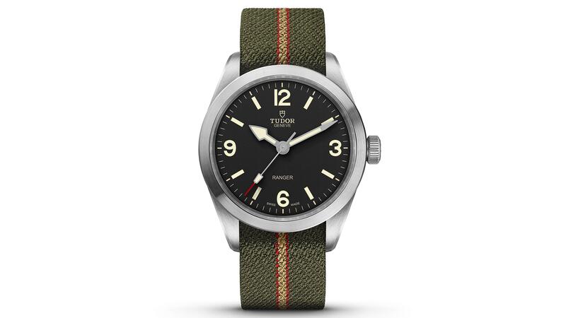 The Tudor Ranger with jacquard fabric strap retails for $2,657.