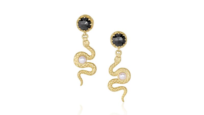 Marrow Fine snake earrings