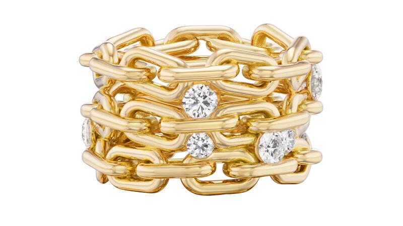 Uniform Object Power Stack Ring