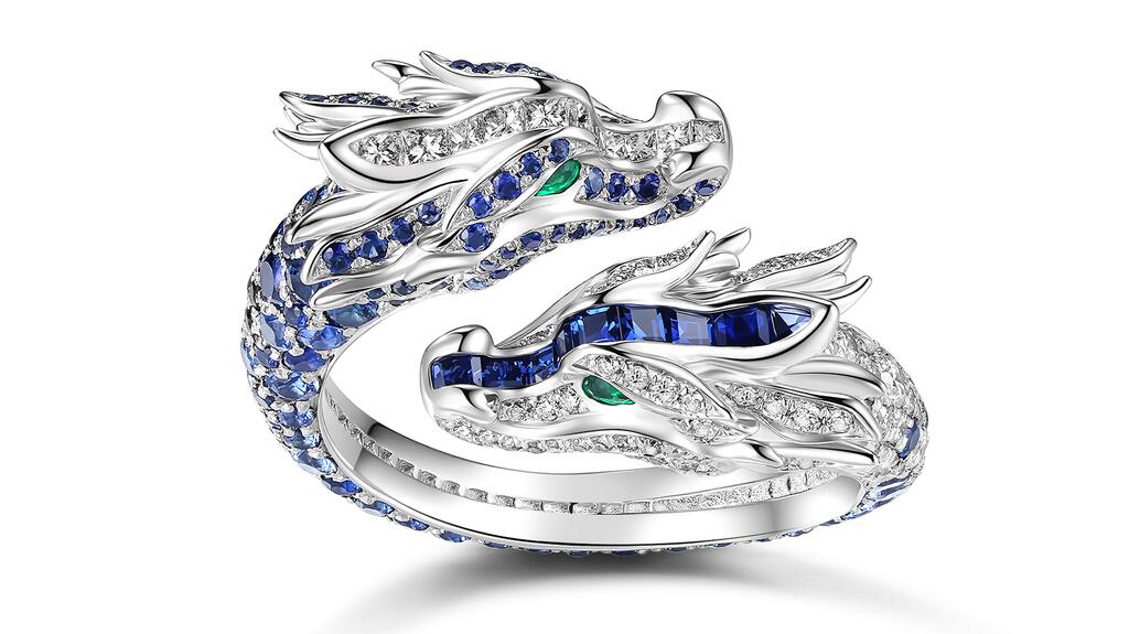 Daniel Yu Jewelry Guardian Dragon Ring