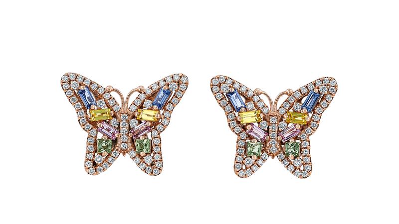 Suzanne Kalan butterfly stud earrings