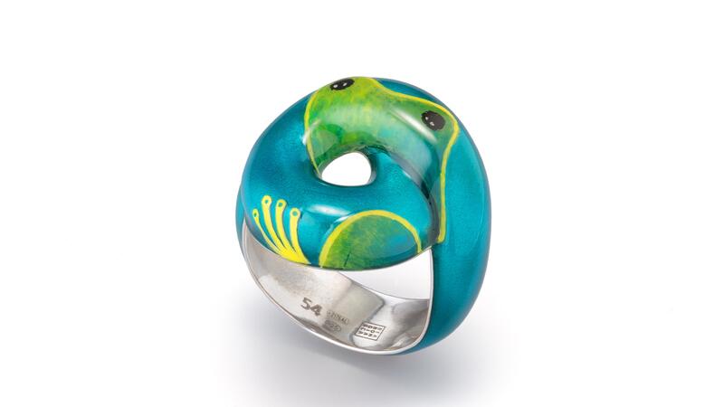 Bea Bongiasca Tree Frog Tarallo Ring