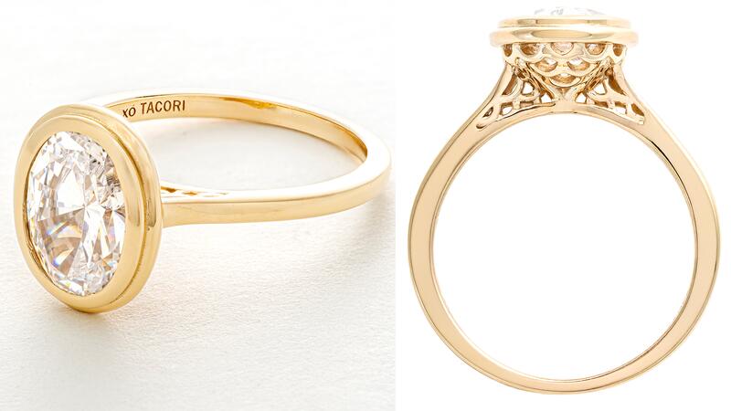 Tacori lab grown diamond ring