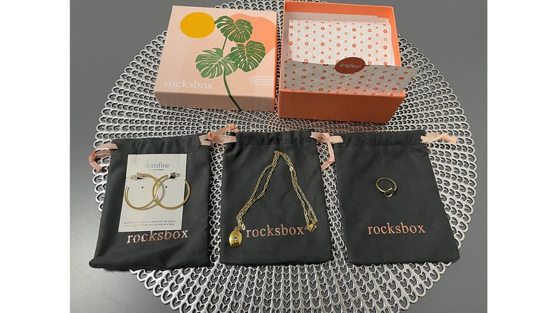 My Rocksbox picks came in a colorful box.