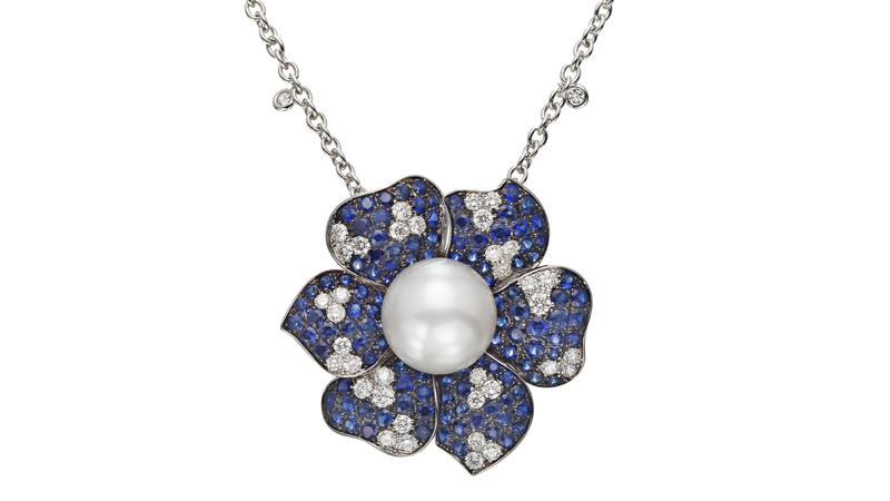<a href="https://www.picchiotti.it/en/" target="_blank">Picchiotti</a> South Sea pearl and blue sapphire necklace set in 18-karat white gold ($23,598)