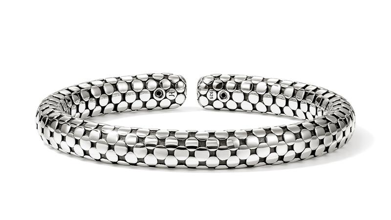 John Hardy Dot Silver Flex Cuff