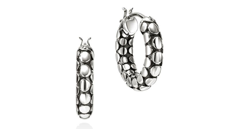 John Hardy Dot Silver Hoop Earrings