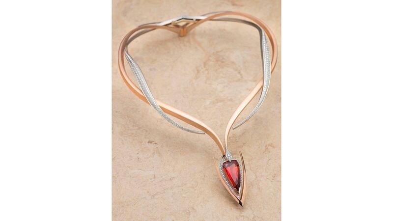 Eddie Sakamoto imperial topaz necklace