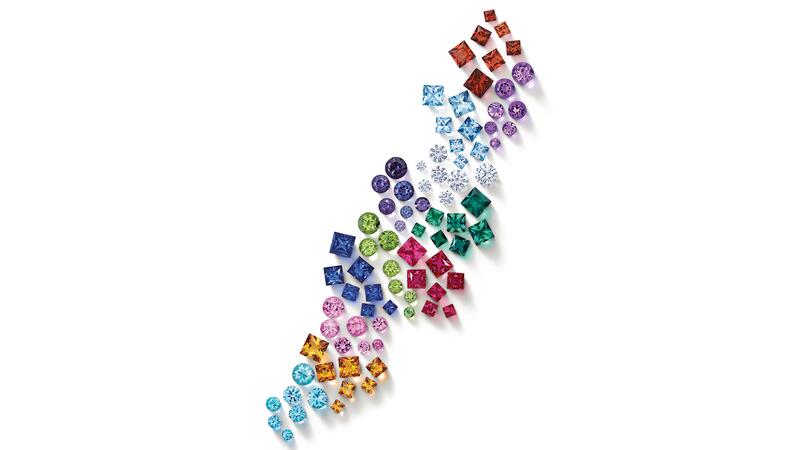 Stuller lab-grown colored gemstones