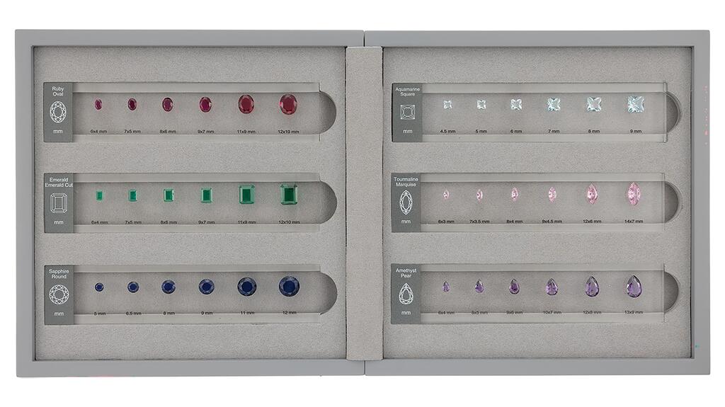 Stuller gemstone selector set