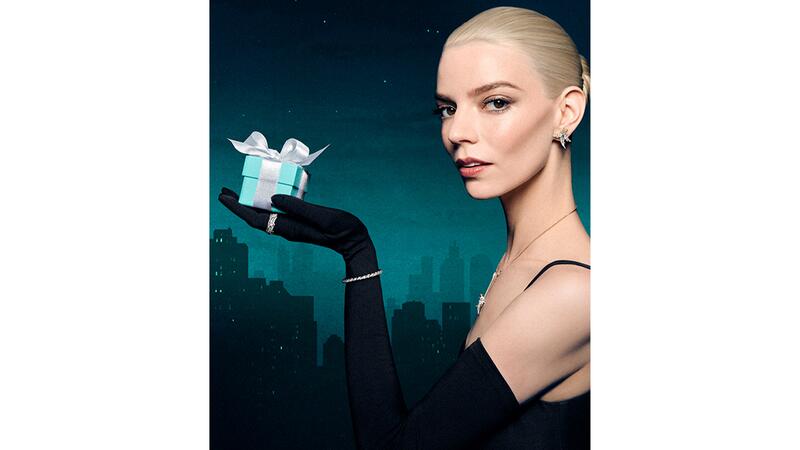Tiffany & Co. Love Is a Gift Campaign Anya Taylor-Joy Bird on a Rock Collection