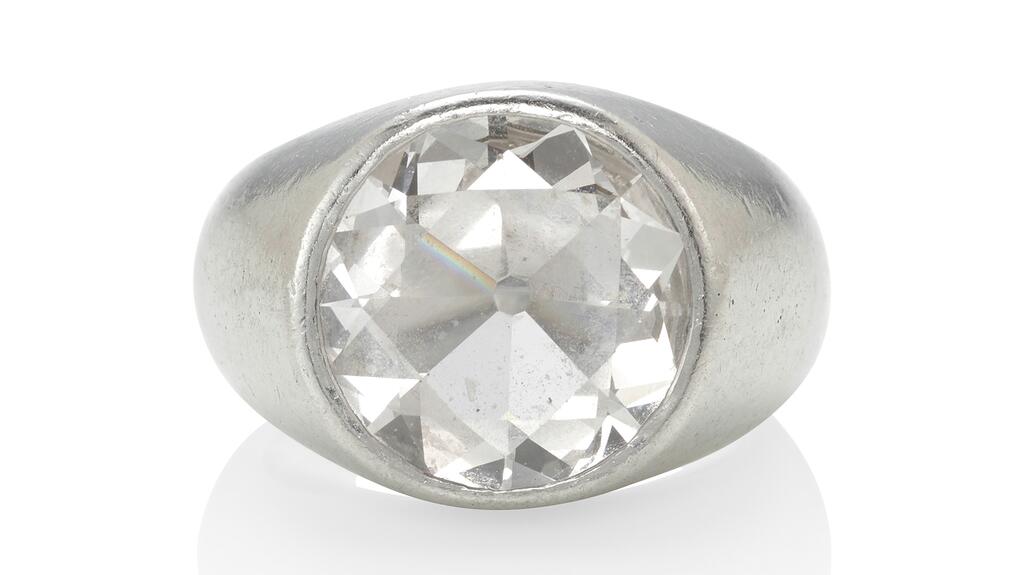 Cartier platinum and diamond ring