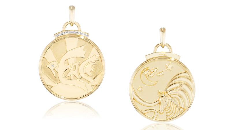 Sorellina Playlist: Electric Dreams Peace Coin Pendant