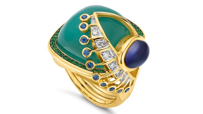 Edina Kiss Side Eye Ring
