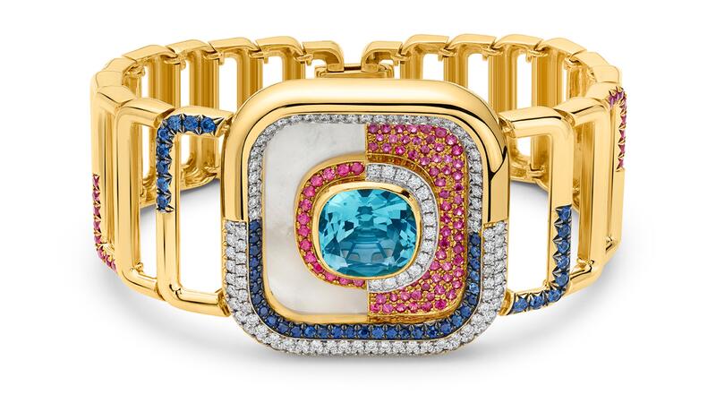 Edina Kiss Art Deco Cuff Bracelet