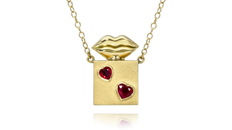 Rachel Quinn x Gemfields Kiss Perfume Bottle Necklace