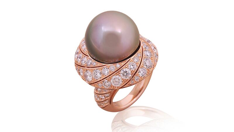 Picchiotti Tahitian pearl ring