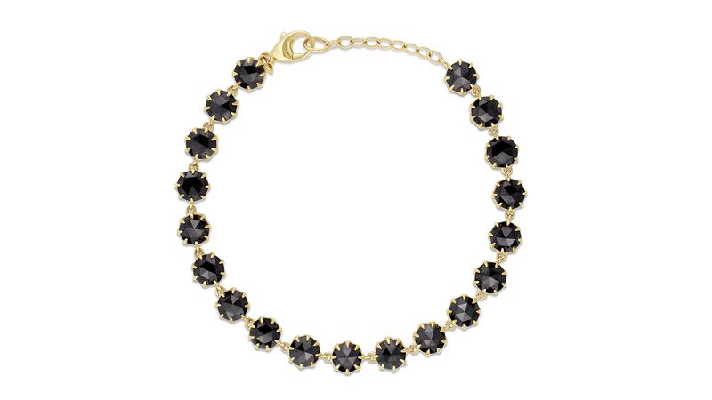 Marrow Fine Thorn black diamond tennis bracelet