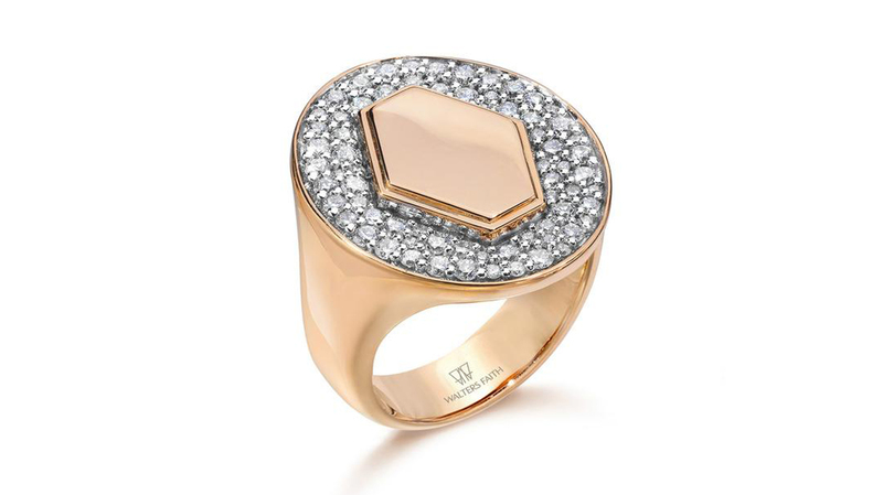 <a href="https://waltersfaith.com/" target="_blank">Walters Faith</a> 18-karat rose gold and diamond ring ($6,550)