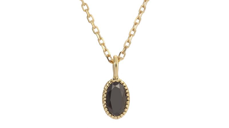 Jennie Kwon black diamond Wisp necklace