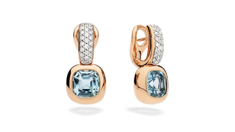 Pomellato Nudo High Jewelry Aquamarine Earrings